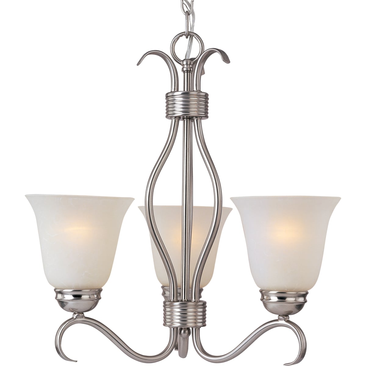 
                                                Maxim Basix 3 Light 16 inch Wide Mini Chandelier
