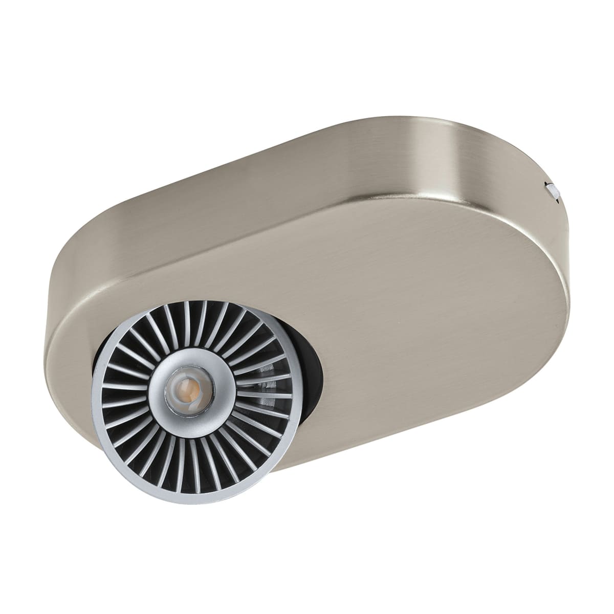 Generation 8 inch Wide Single Light Track Style LED Ceiling Fixture with Adjustable Head