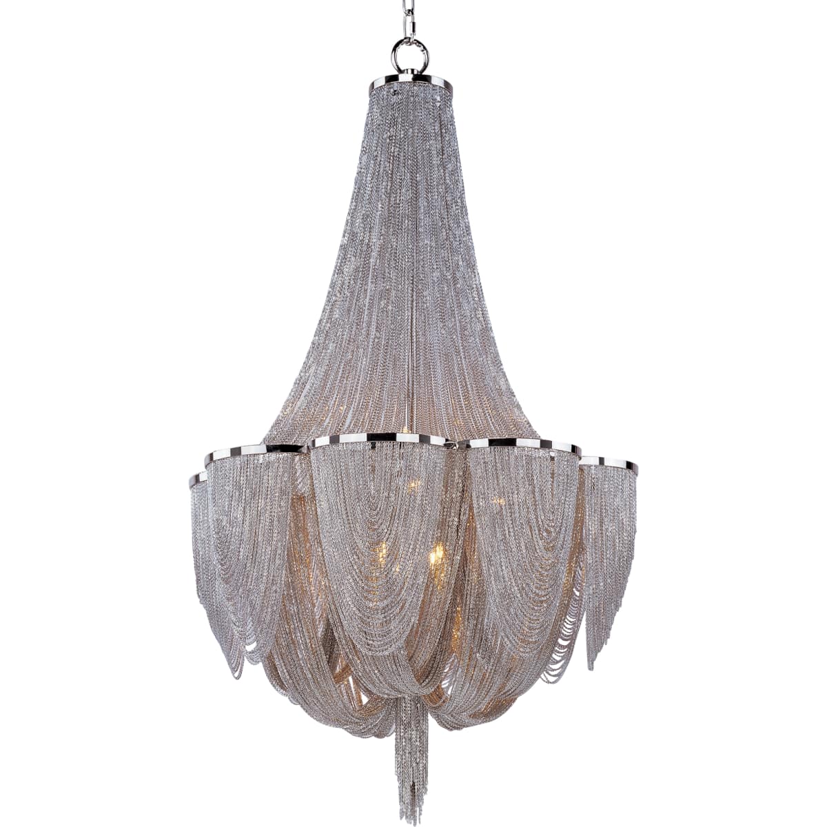 Maxim Chantilly 22 inch Wide 10 Light Chandelier